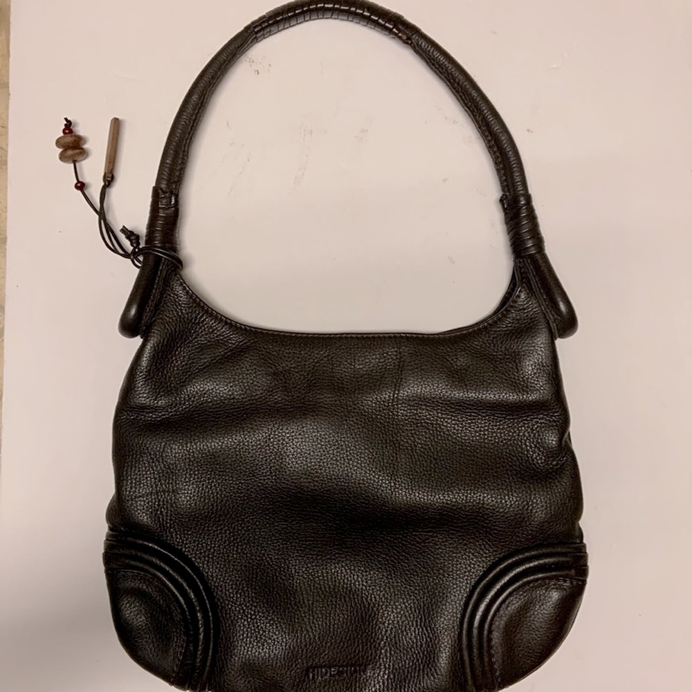 Hidesign soft leather zip bag Vera.brown leather.very good looking